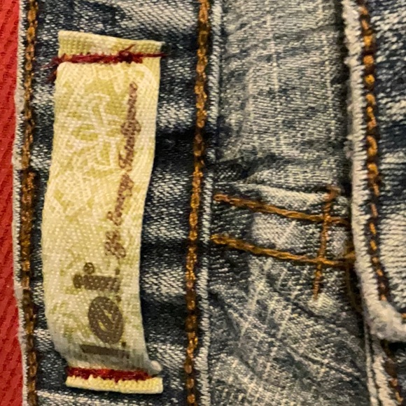 LEI JEAN SHORTS SIZE 9 - Picture 4 of 4